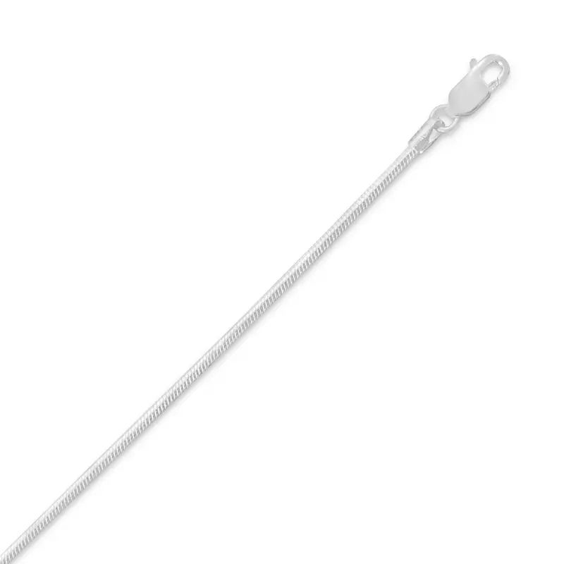 18-Inch Sterling Silver Snake Chain Necklace 1