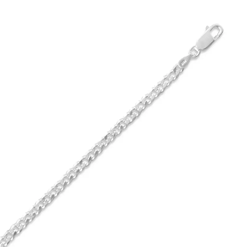 20-Inch Sterling Silver Curb Link Chain 1