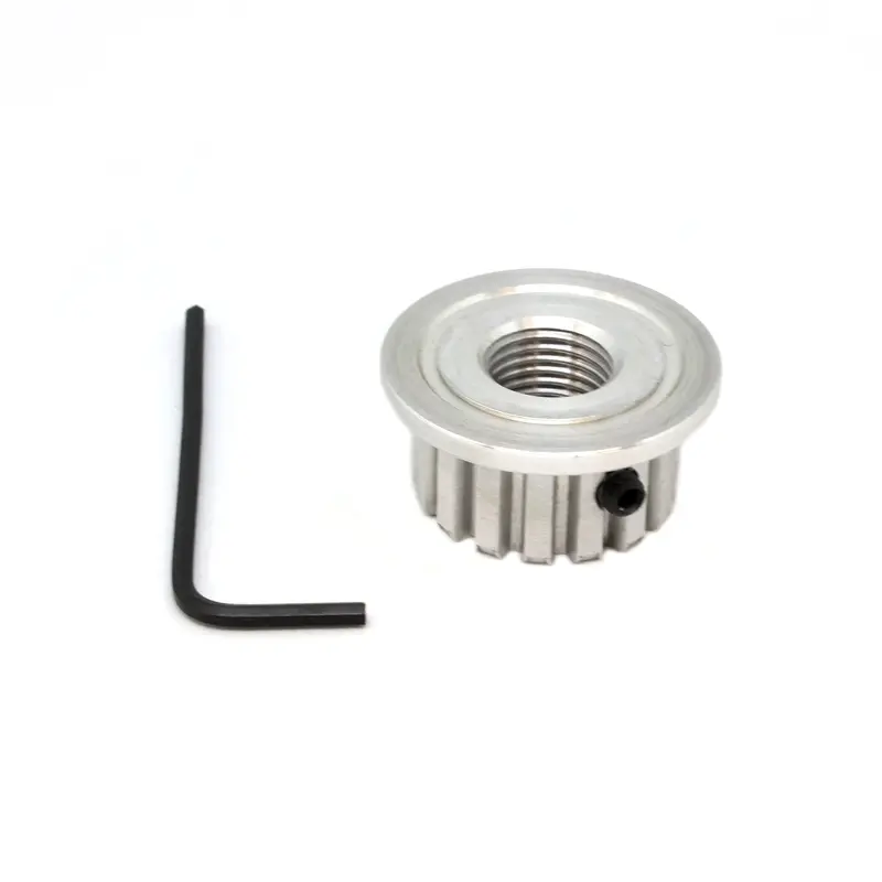 20 Xl Aluminum Pulley With Threaded Bore 1