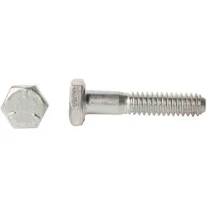 3/8"-16 X 3" Grade 5 Zinc Hex Cap Screw 1