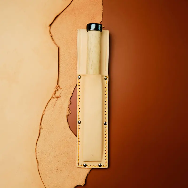 30Mm Leather Chisel Holster – Slim Protective Sleeve 1