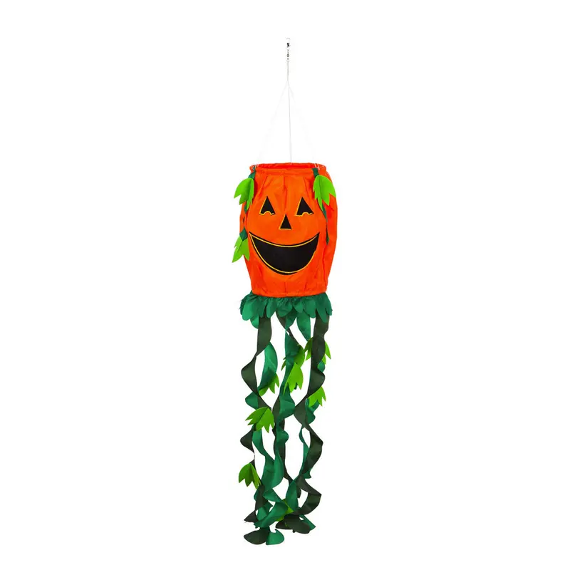 3D Jack-O-Lantern Windsock For Fall Porches 1