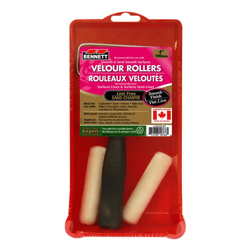 4-Inch Velour Roller Painting Starter Kit 1