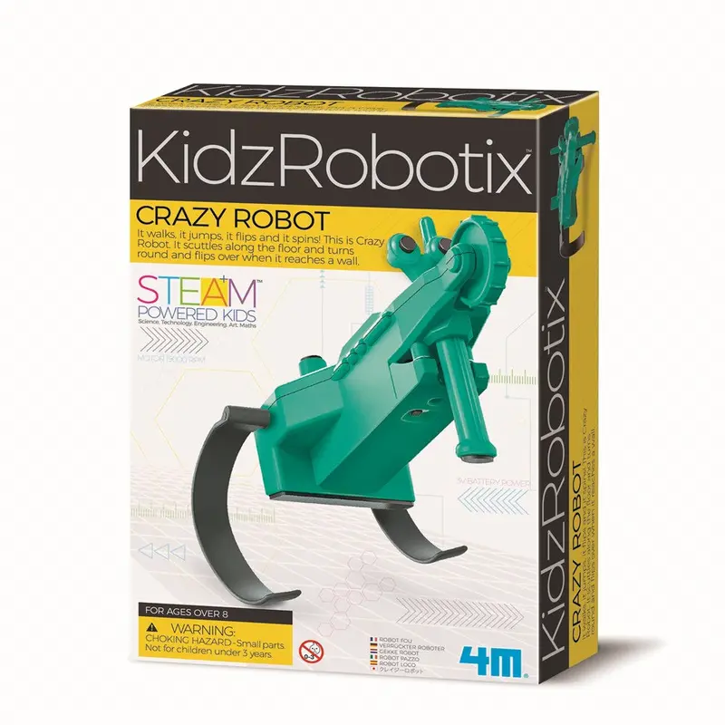 4M Crazy Robot Assembly Kit – Kidzrobotix Engineering Play 1