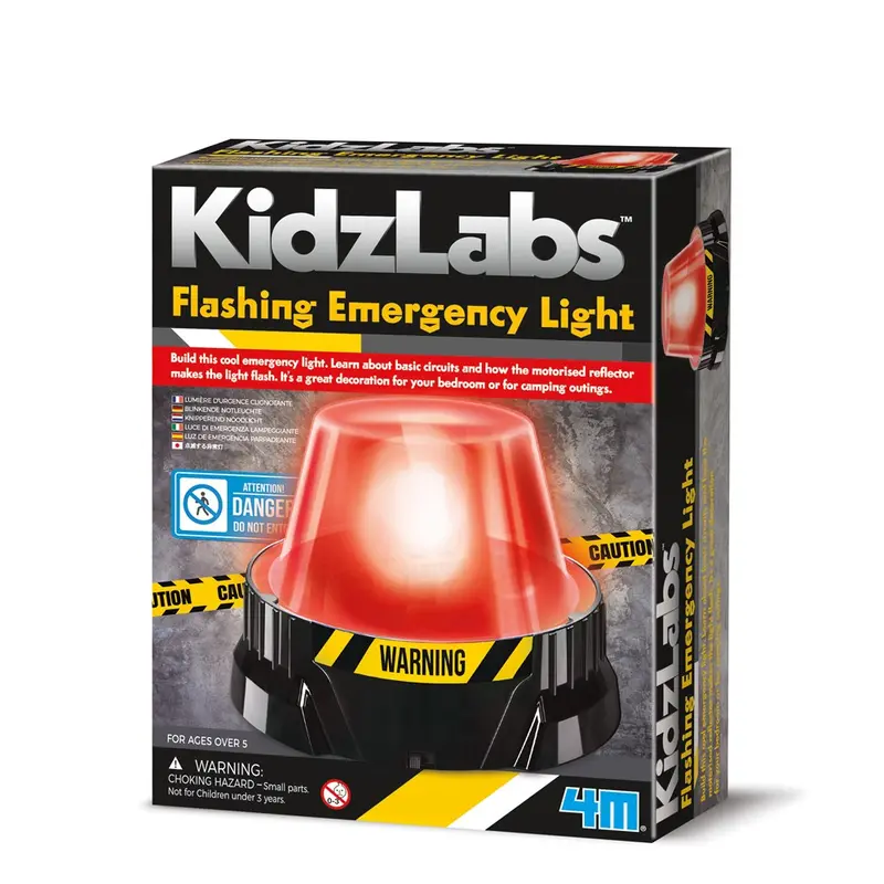 4M Kidzlabs Flashing Emergency Light Electronics Project 1