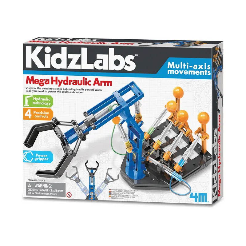 4M Kidzlabs Mega Hydraulic Arm Robotics Kit 1
