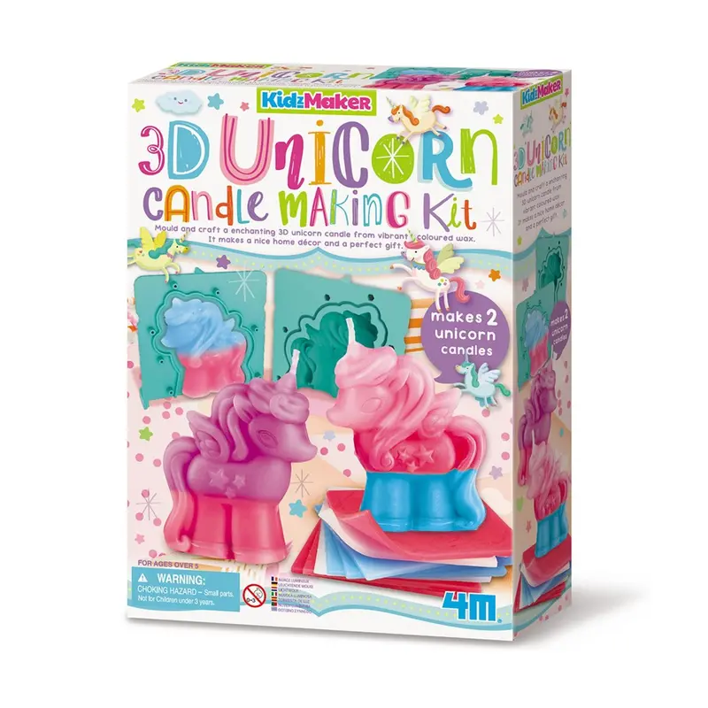 4M Kidzmaker 3D Unicorn Candle Diy Kit 1