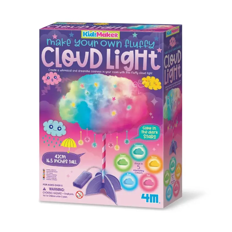 4M Kidzmaker Fluffy Cloud Light Craft Kit 1