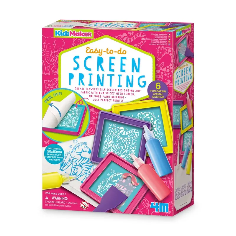 4M Kidzmaker Screen Printing Kit – Beginner-Friendly Diy Activity 1