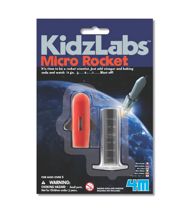 4M Micro Rocket Launch Experiment Kit – Kidzlabs 1