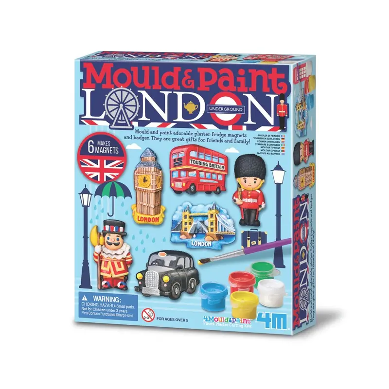 4M Mould & Paint London Landmark Modeling Set 1