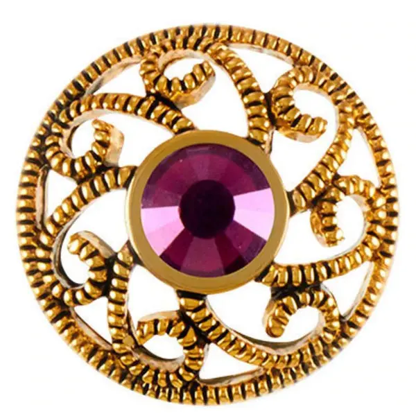 A.G. Feather Ginger Snaps Snap Clip – Amethyst Purple Variant 1