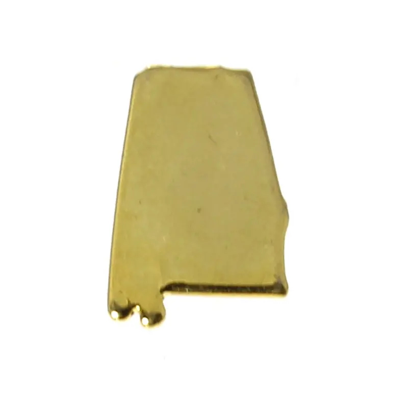 Alabama State-Themed Gold-Tone Tie Tack 1