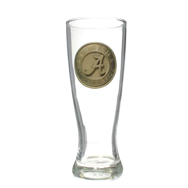 Alabama-Themed Footed Pilsner Glass 1