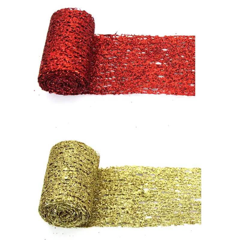 All-Purpose Metallic Glitter Ribbon Spool 1