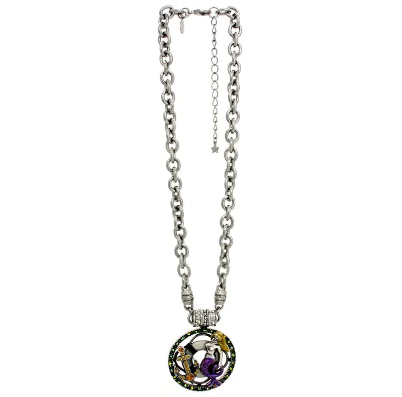 Anchor’S Away Mermaid Interchangeable Magnetic Necklace By Kirk'S Folly 1