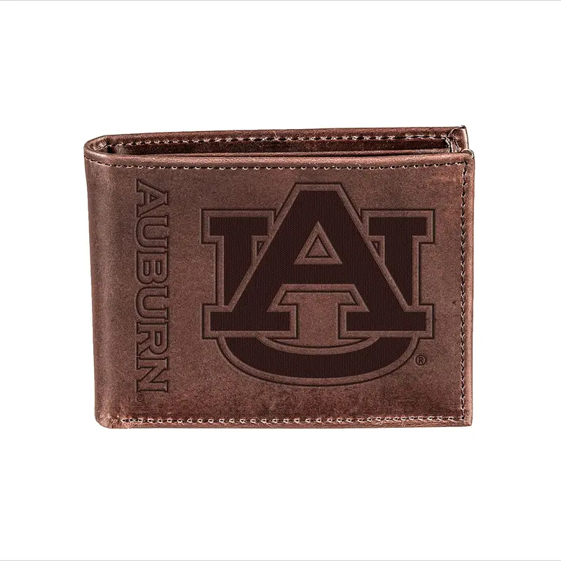 Auburn Bifold Wallet – Warm Brown Genuine Leather 1
