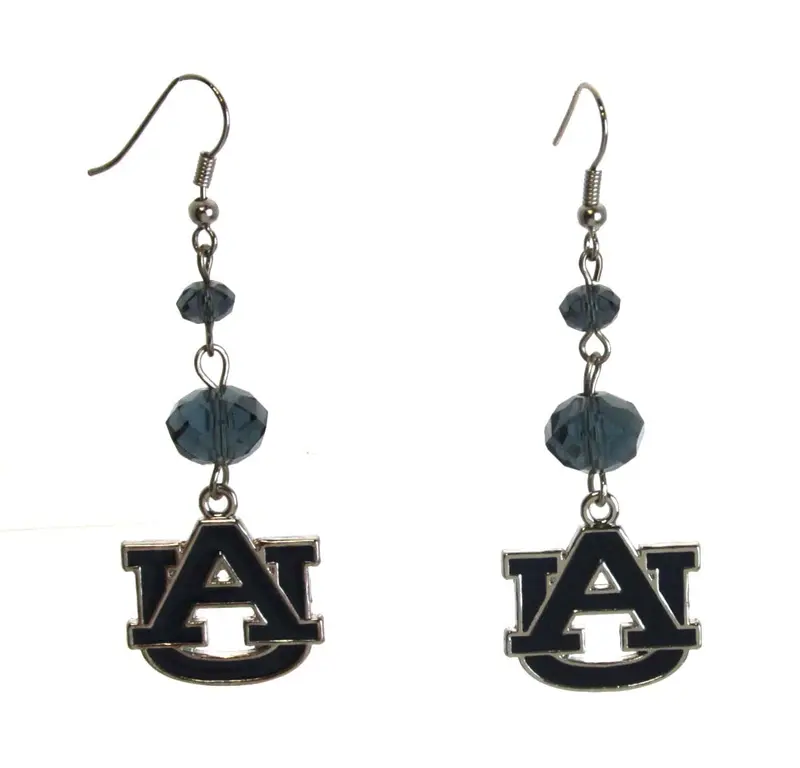 Auburn Crystal Stud Earrings – Rhinestone Accented 1