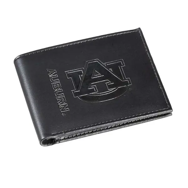 Auburn University Bi-Fold Leather Wallet 1