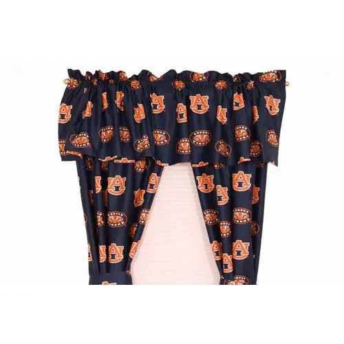 Auburn University Printed Curtain Panels – Pair, Floor-Length 1