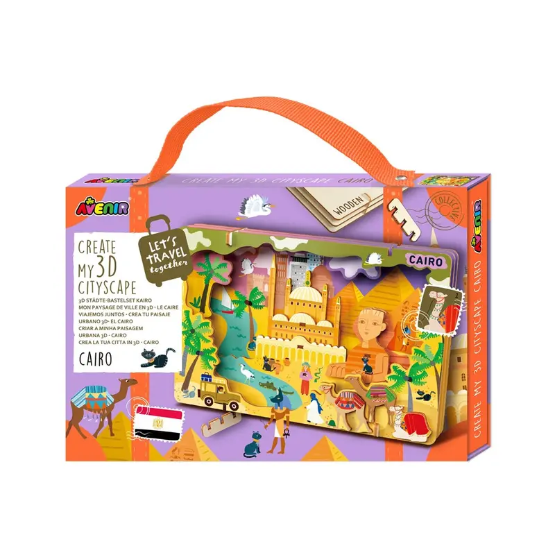 Avenir 3D Cairo Cityscape Craft Kit – Cultural Building Set 1