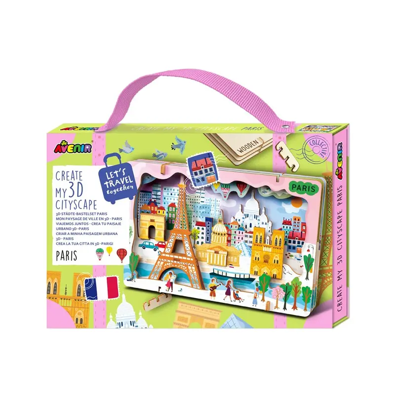 Avenir 3D Paris Cityscape Construction Kit – Educational Model 1