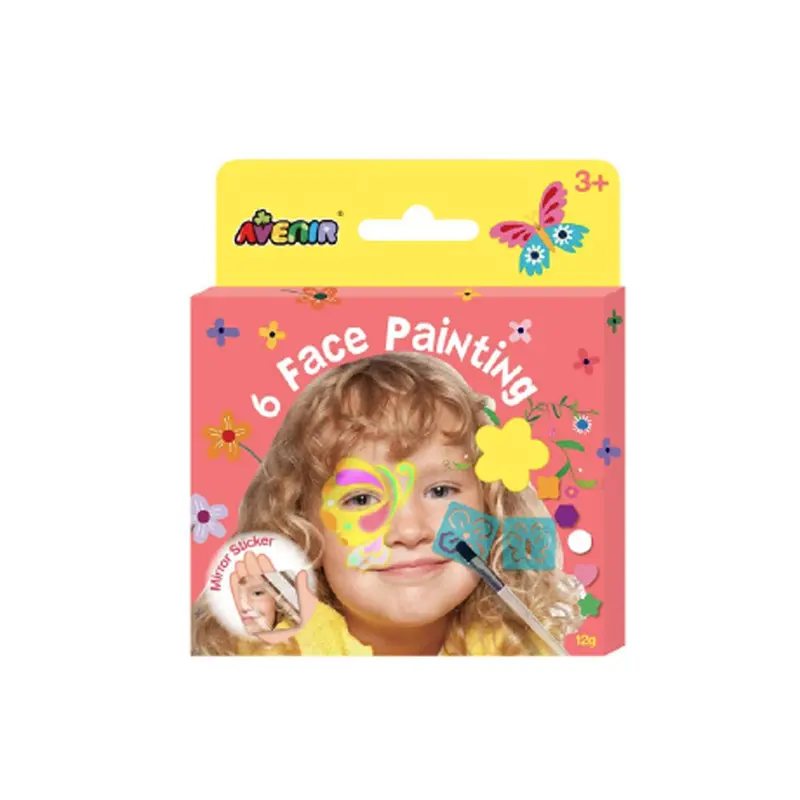 Avenir Butterfly Face Painting Kit – Kid-Friendly Makeup Set 1