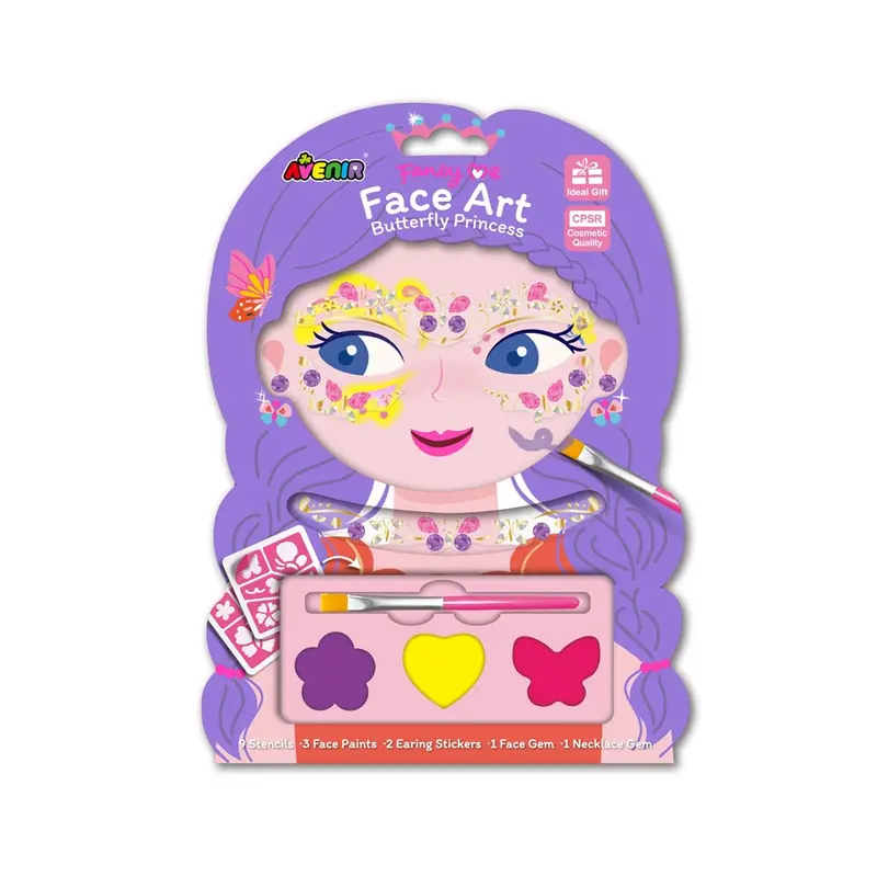 Avenir Butterfly Princess Face Art Craft Kit For Creative Play 1