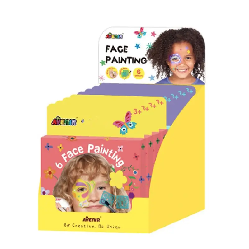 Avenir Face Painting Kit – Assorted Theme Display Box 1