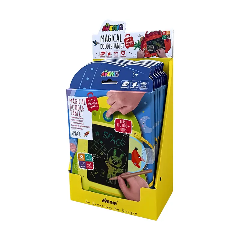 Avenir Lcd Artidoodle Drawing Board – Spaceship Design – 8-Unit Display 1