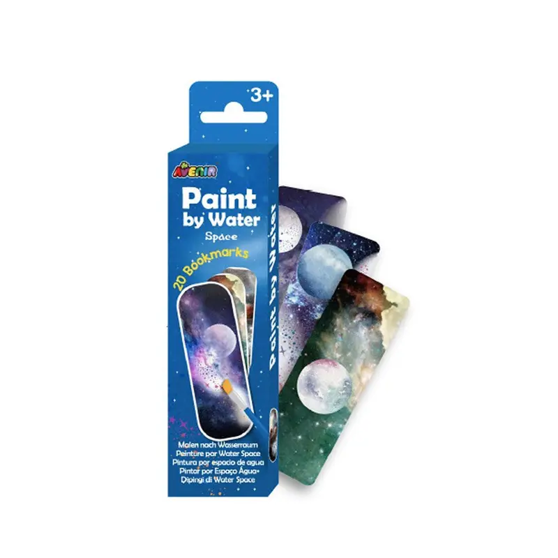 Avenir Space-Themed Paint-By-Water Bookmark Set 1