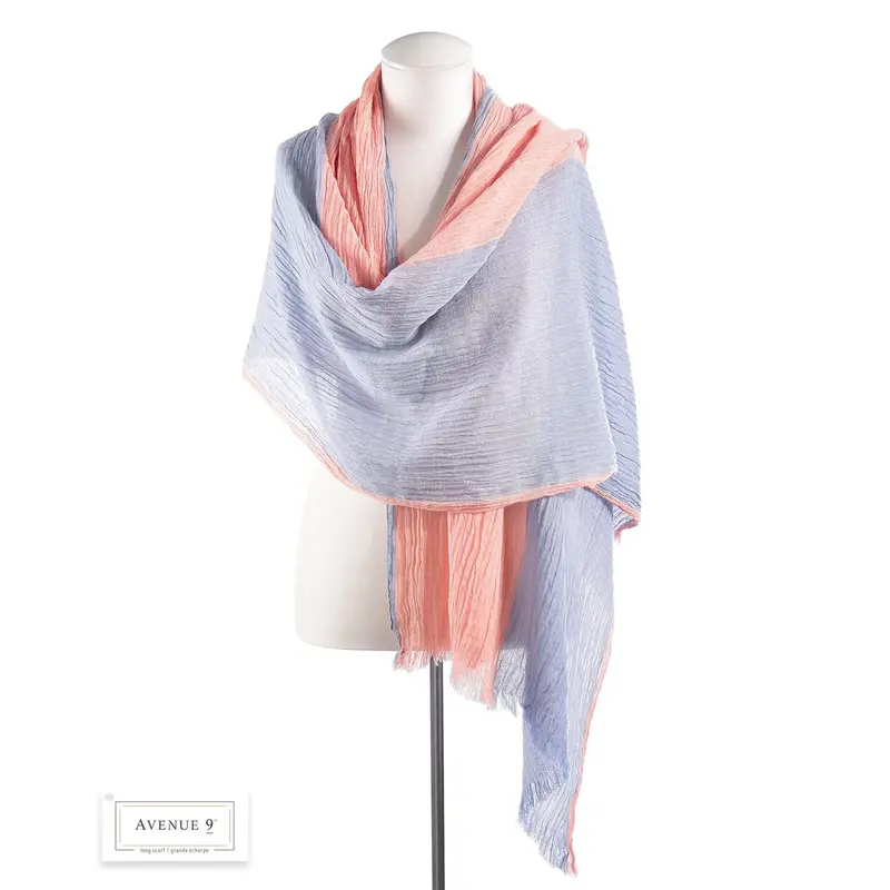 Avenue 9 Colorblock Knit Scarf 1
