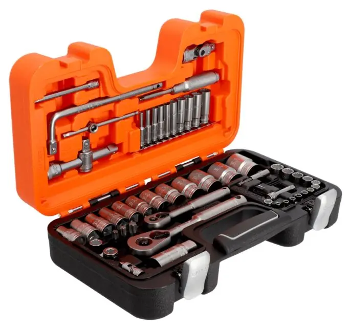 Bahco S560Mh 56-Piece Socket Set — Includes 1/4" And 1/2" Drive Sizes 1