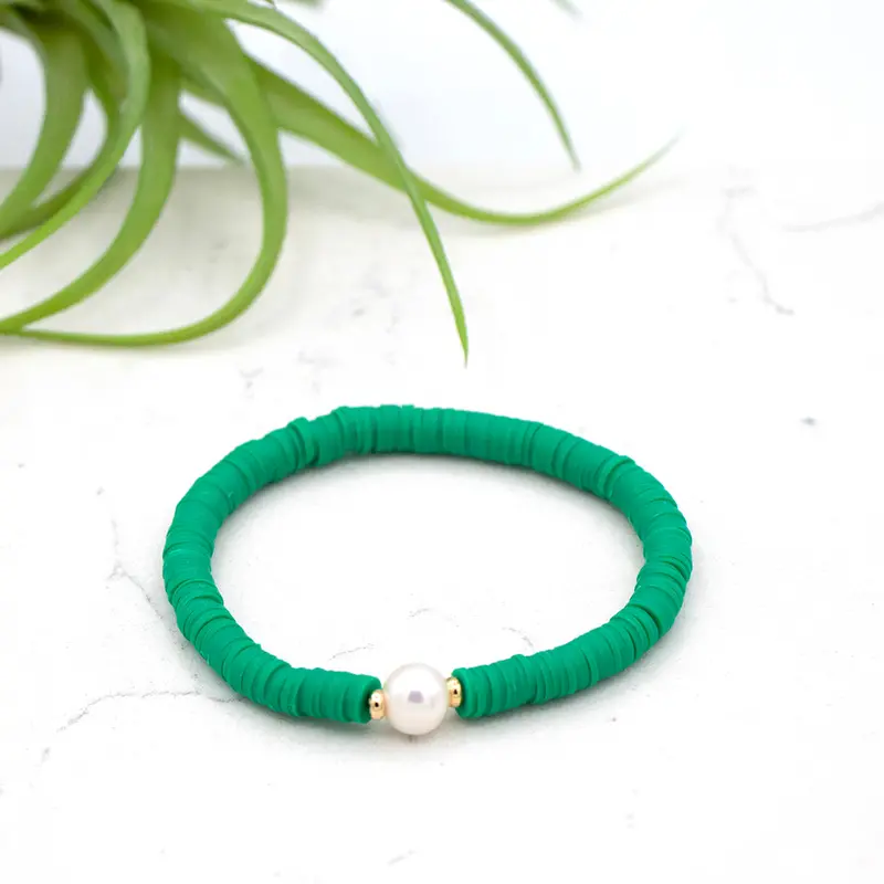 Baja Kelly Green Textured Bracelet Collection 1