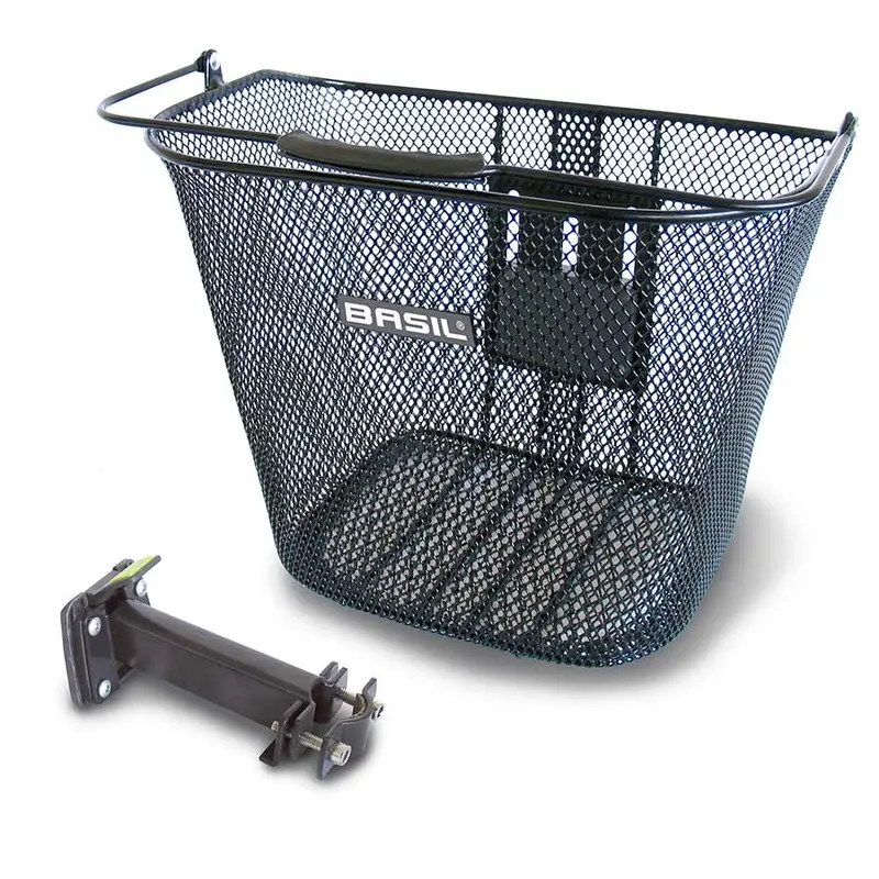 Basil Bremen Front-Mount Wicker Bicycle Basket 1