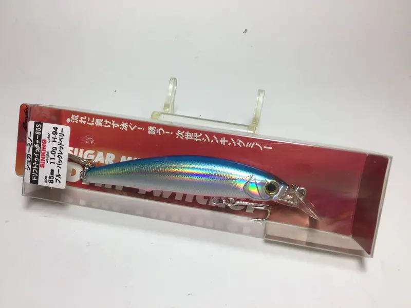 Bassday Suger Minnow Drift Twitcher 85S – Blue Back Red Belly Colorway (#H-94) 1