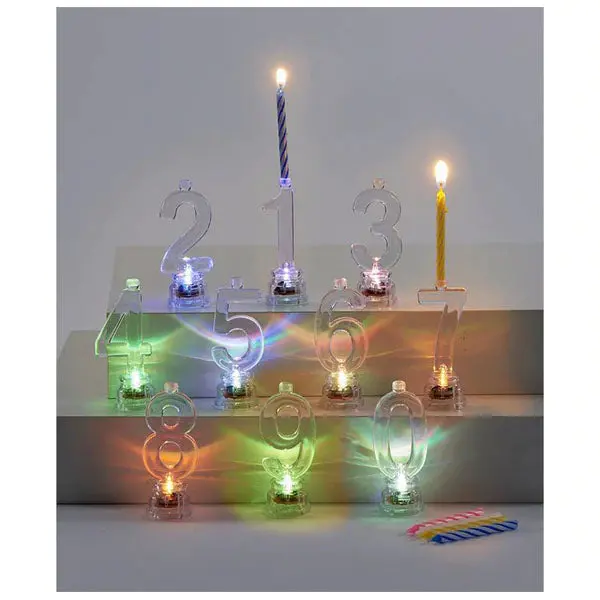 Battery-Powered Led Number Candles – Reusable Birthday Or Celebration Lights 1