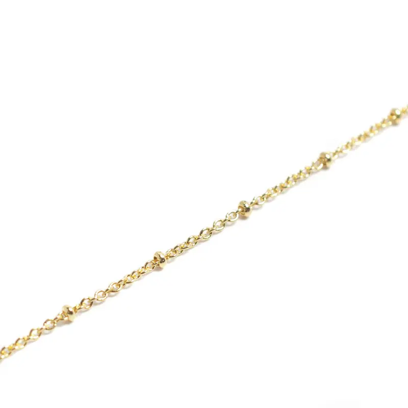 Beaucoup Designs Gold Station Necklace – 18 Inches 1