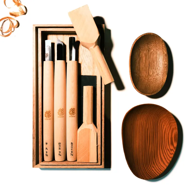 Beginner-Friendly Japanese Teaspoon Carving Kit 1