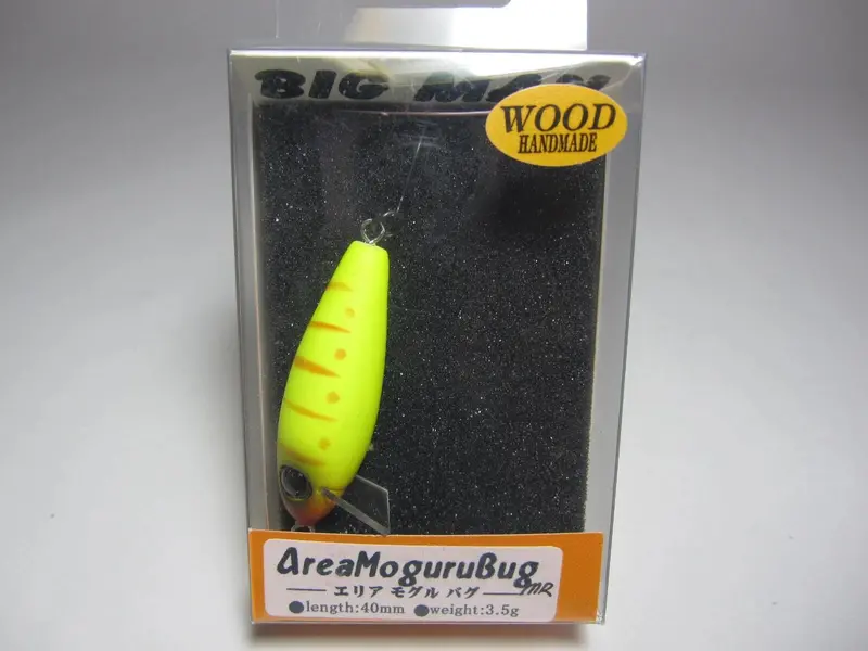 Big Man Area Moguru Bug Mr Wooden Crankbait #Mat Chart 1