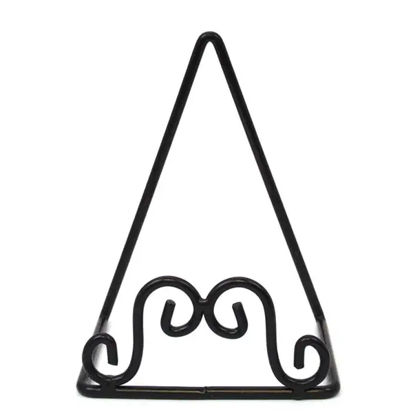 Black Wrought Iron Garden Flag Stand – Single Post 1