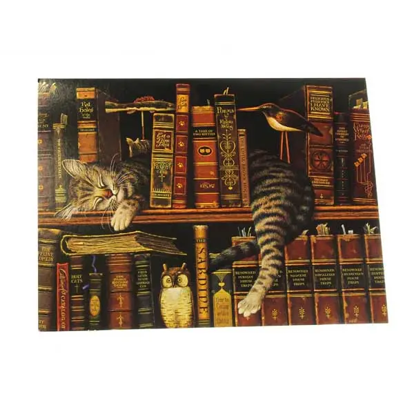 Blank Greeting Card Featuring 'Frederick The Literate' Artwork 1