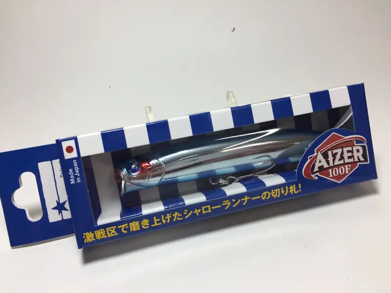 Blue Blue Aizer 100F Saltwater Minnow – #01 Blue Blue Metallic Shade 1