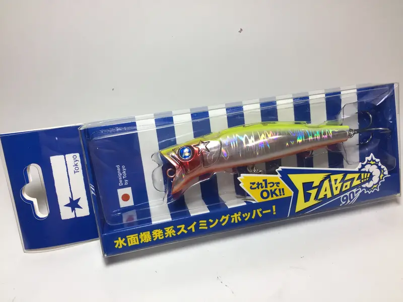 Blue Blue Gaboz Lure #9 Chart Back Holo With Orange Belly – 90Mm Surface Walker 1