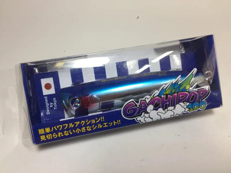 Blue Blue Gachipop 100 Topwater Popper – Blue Blue, #01 1