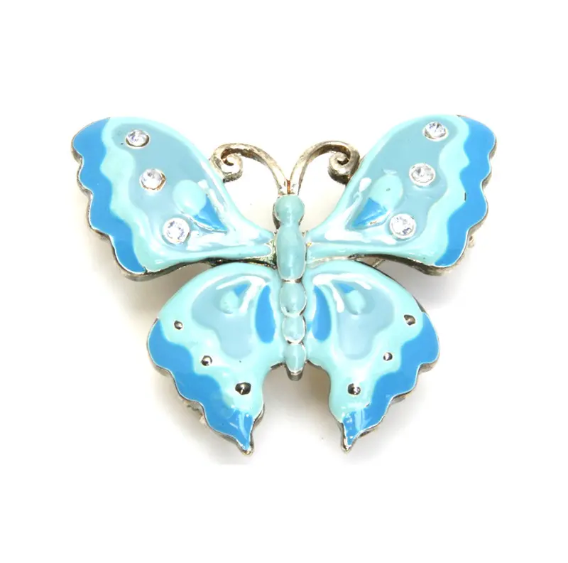 Blue Butterfly Pin Or Pendant 1