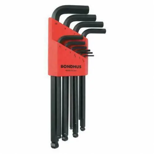 Bondhus Blx10M Metric Ball-End Allen Key Set – 10-Piece (Includes 7 Mm) 1