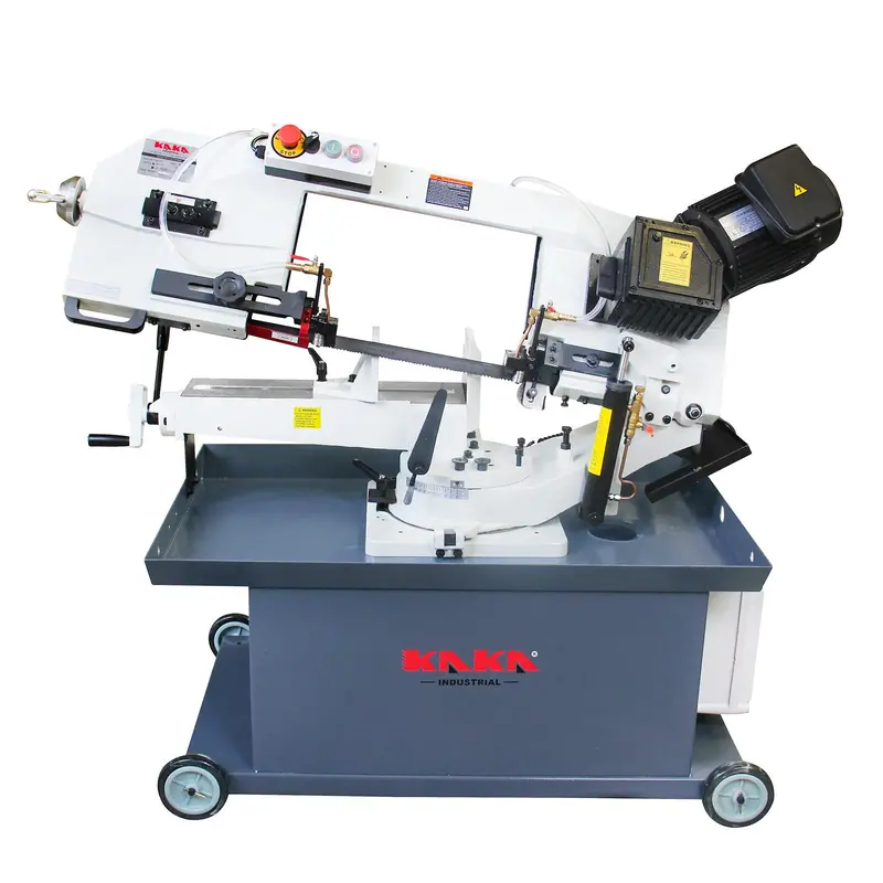 Bs-912Gr Gear-Driven Swivel-Head Band Saw – 229 Mm Round Bar Cutting, 3-Speed Operation 1