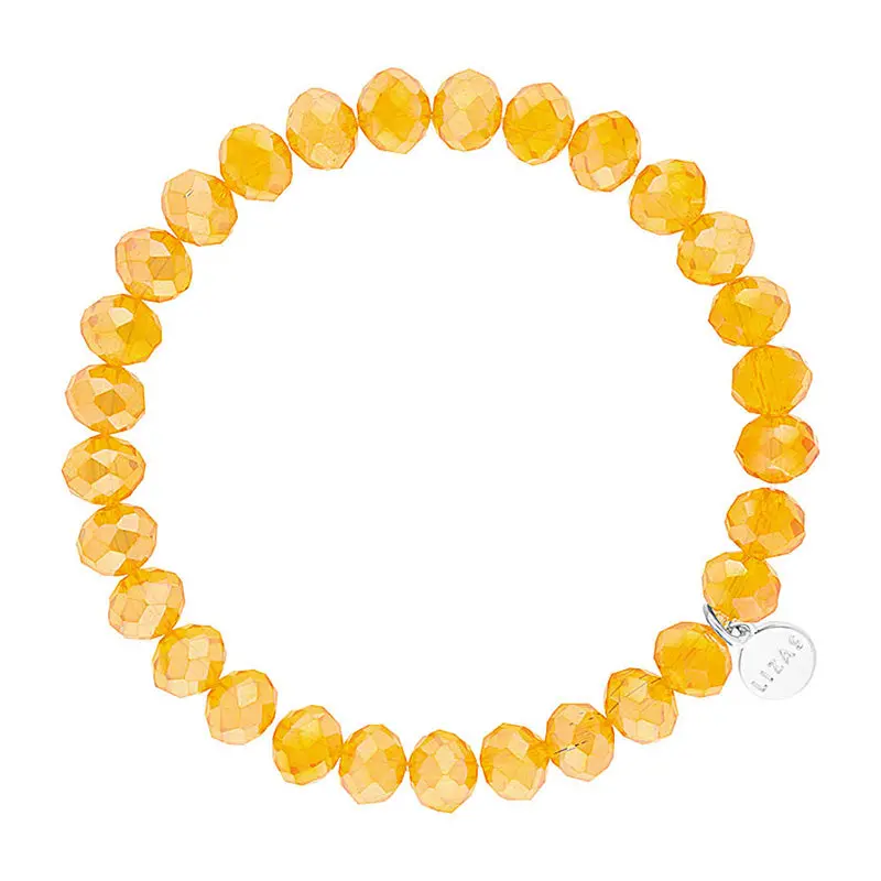 Buttercup Yellow 8Mm Crystal Bracelet 1