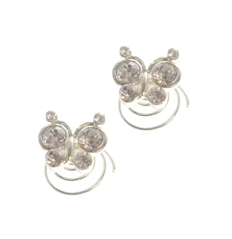 Butterfly-Inspired Twist Spiral Hairpin With Coiled Design 1